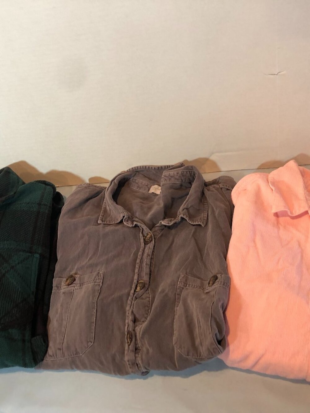 LOT of 3 - Basic Editions XL, Maurices XL & SM Long Sleeve - 22-23" Pit to Pit